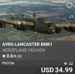 Avro Lancaster Bmk1 by Aeroplane Heaven. USD $34.99