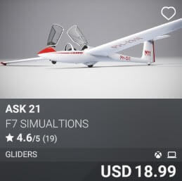 ASK 21 by f7 Simualtions. USD $18.99