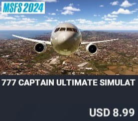 777 Captain Ultimate Simulation by Perfect Flight. USD $8.99