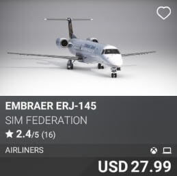 Embraer ERJ-145 by Sim Federation. USD $27.99
