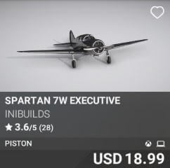Spartan 7W Executive by iniBuilds. USD $18.99