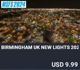 Birmingham UK New Lights 2024 Exclusive Edition by Dreamscenery. USD $9.99