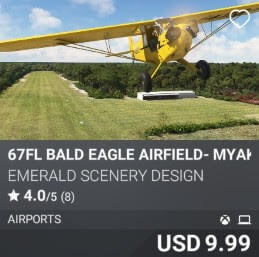 67FL Bald Eagle Airfield- Myakka Head by Emerald Scenery Design USD 9.99