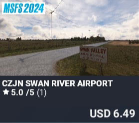 CZJN Swan River Airport by DC Scenery Design. USD $6.49