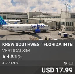 KRSW Southwest Florida International Airport by Verticalsim. USD $17.99