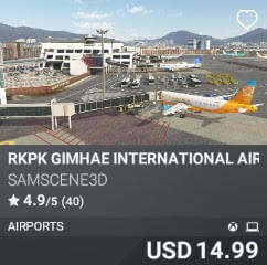 RKPK Gimhae International Airport by SamScene3D. USD $14.99