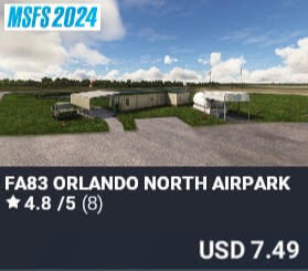 FA83 Orlando North Airpark by DC SCENERY DESIGN. USD $7.49