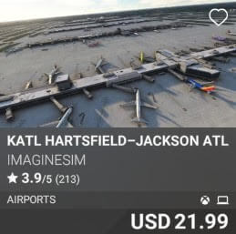 KATL Hartsfield–Jackson Atlanta Intl Airport by imaginesim. USD $21.99