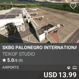 SKBG Palonegro International Airport by TEIKOF Studio. USD $13.99