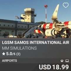 LGSM Samos International Airport by MM SIMULATIONS. USD $18.99