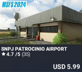 SNPJ Patrocinio Airport by DC Scenery Design. USD $5.99