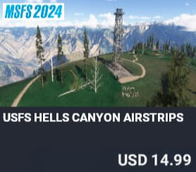 USFS Hells Canyon Airstrips by Backwood Studios. USD $14.99