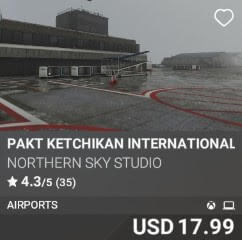 PAKT Ketchikan International airport by Northern Sky Studio. USD $17.99