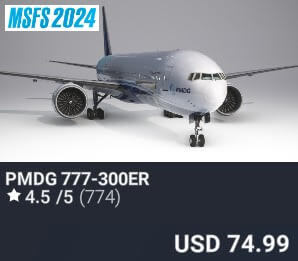 PMDG 777-300ER by PMDG Simulations. USD $74.99