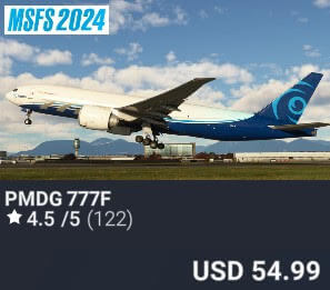 PMDG 777F by PMDG Simulations. USD $54.99