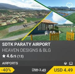 SDTK Paraty Airport by Heaven Designs & BLG. USD $7.49 (on sale for 4.49)
