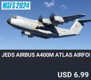 JEDS Airbus A400M Atlas AirForce Liveries2 by JED Studio. USD $6.99