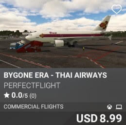 Bygone Era - Thai Airways by Perfect Flight. USD $8.99