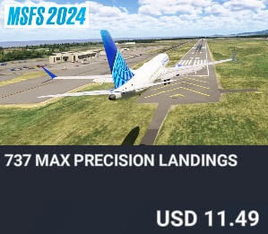 737 Max Precision Landings by Perfect Flight. USD $11.49
