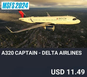 A320 Captain - Delta Airlines by Perfect Flight. USD $11.49