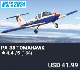 PA-38 Tomahawk by Just Flight. USD $41.99
