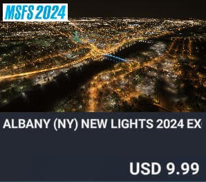 Albany (NY) New Lights 2024 Exclusive Edition by Dreamscenery. USD $9.99