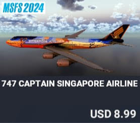 747 Captain Singapore Airlines by Perfect Flight. USD $8.99