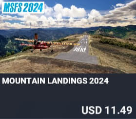 Mountain Landings 2024 by Perfect Flight. USD $11.49