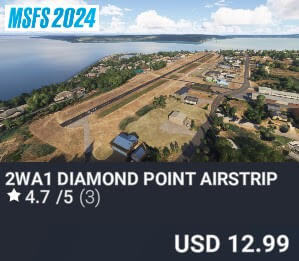 2WA1 Diamond Point Airstrip by Orbx. USD $12.99