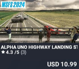 Alpha Uno Highway Landing Strips by REDWING. USD $10.99