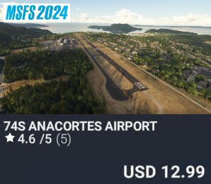 74S Anacortes Airport by Orbx. USD $12.99