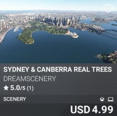 Sydney & Canberra Real Trees by Dreamscenery. USD $4.99