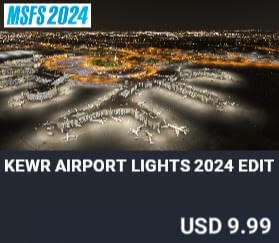 KEWR Airport Lights 2024 Edition by Dreamscenery. USD $9.99