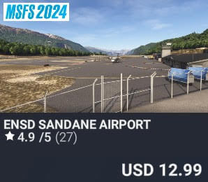 ENSD Sandane Airport by Orbx. USD $12.99