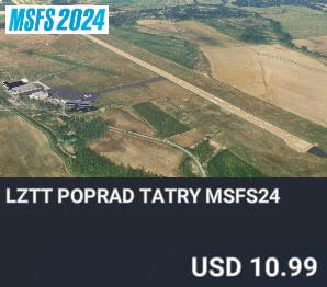 LZTT Poprad Tatry MSFS24 by Propair Flight. USD $10.99