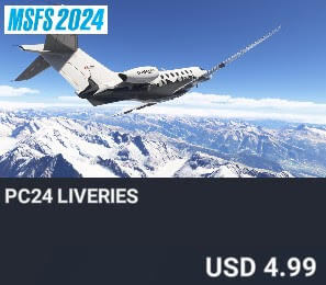 PC24 Liveries by 4Simmers. USD $4.99
