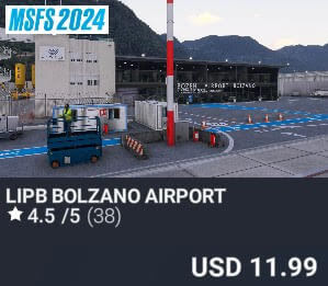 LIPB Bolzano Airport by Beautiful Model of the World. USD $11.99