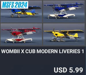 Wombii X Cub Modern liveries 1 by Wombii. USD $5.99