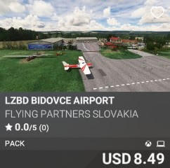 LZBD Bidovce Airport by Flying Partners Slovakia. USD $8.49