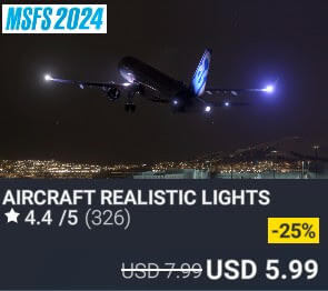 Aircraft Realistic Lights by Zinertek. USD $7.99 (on sale for 5.99)