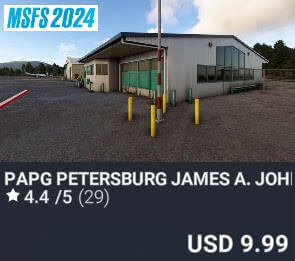 PAPG Petersburg James A. Johnson Airport by DC Scenery Design. USD $9.99