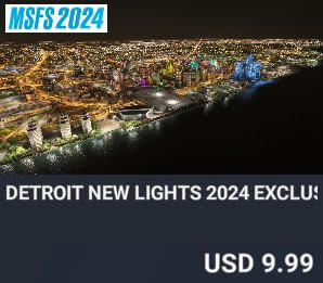 Detroit New Lights 2024 Exclusive Edition by Dreamscenery. USD $9.99