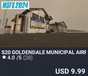 S20 Goldendale Municipal Airport by DC Scenery Design. USD $9.99