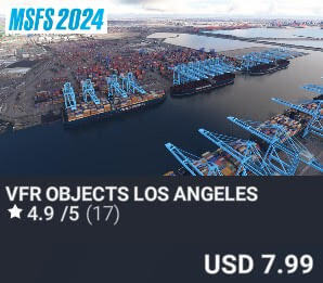 VFR Objects Los Angeles by Dreamscenery. USD $7.99