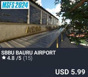 SBBU Bauru Airport by DC Scenery Design. USD $5.99