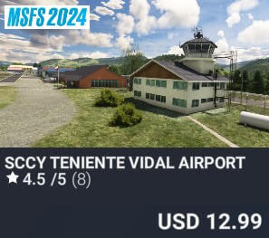 SCCY Teniente Vidal Airport by Simulacion Extrema. USD $12.99