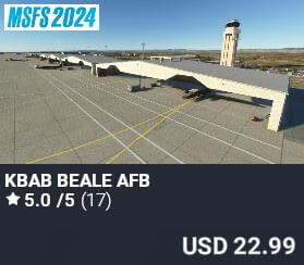 KBAB Beale AFB by Blackbird Simulations. USD $22.99