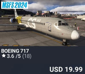 Boeing 717 by FSX360. USD $19.99