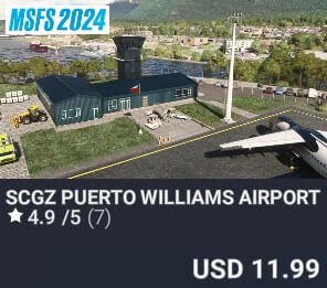 SCGZ Puerto Williams Airport by Simulación Extrema. USD $11.99