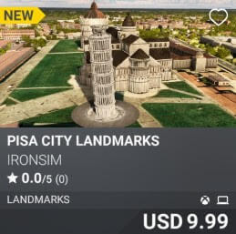 Pisa City Landmarks by Ironsim. USD $9.99